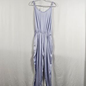 Overlover Arden Jumpsuit in Angel Blue - Size M